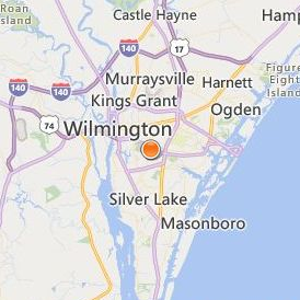 College of Wilmington Location Map - City View