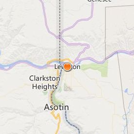 Mr Leons School of Hair Design Lewiston Location Map - City View