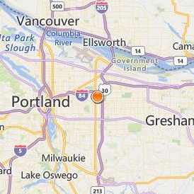 Multnomah University Location Map - City View