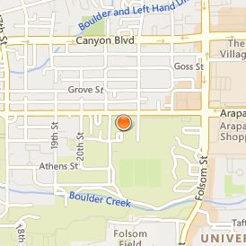Naropa University Location Map - Street View