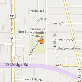 Nebraska Methodist College of Nursing & Allied Health Location Map - Street View