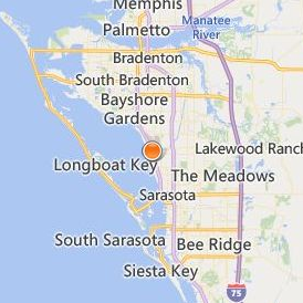 New College of Florida Location Map - City View