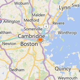 New England School of Law Location Map - City View