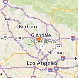 North West College Glendale Location Map - City View
