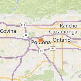 North West College Pomona Location Map - City View