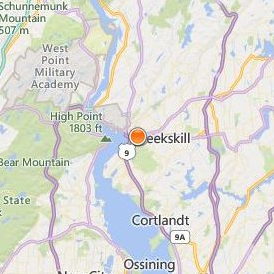 Empire Beauty School Peekskill Location Map - City View