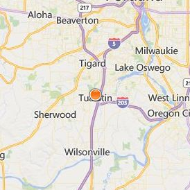 Northwest College Tualatin Location Map - City View