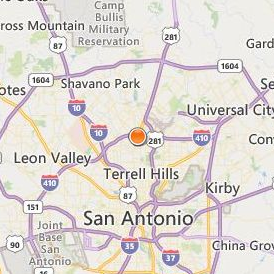 Ogle School Hair Skin Nails San Antonio Location Map - City View