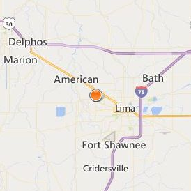Ohio State Beauty Academy Location Map - City View