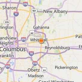 Ohio State College of Barber Styling Location Map - City View