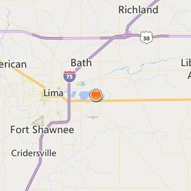 Ohio State University Lima Location Map - City View