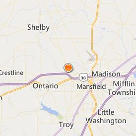 Ohio State University Mansfield Location Map - City View