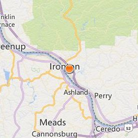 Ohio University Southern Location Map - City View