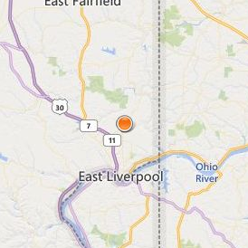 Ohio Valley College of Technology Location Map - City View