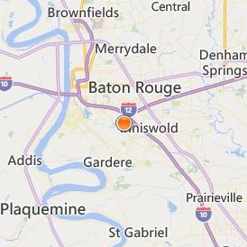 Our Lady of the Lake College Location Map - City View