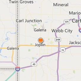Ozark Christian College Location Map - City View