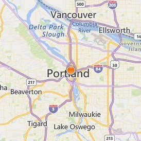 Pacific Northwest College of Art Location Map - City View