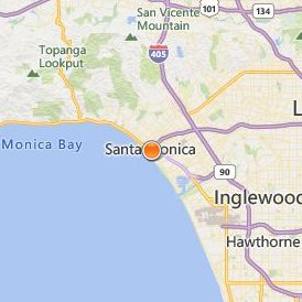Pardee RAND Graduate School Location Map - City View