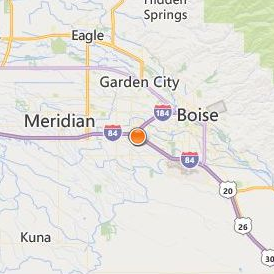 Paul Mitchell The School Boise Location Map - City View