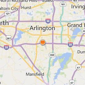 Paul Mitchell The School Arlington Location Map - City View