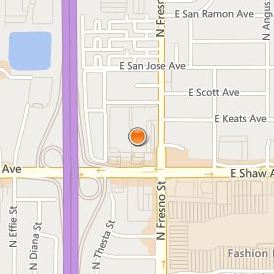 Paul Mitchell the School Fresno Location Map - Street View