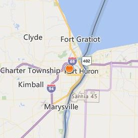 Paul Mitchell the School Great Lakes Location Map - City View
