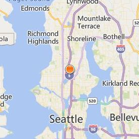 Pima Medical Institute Seattle Location Map - City View