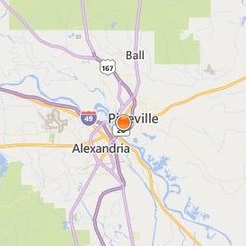 Pineville Beauty School Location Map - City View