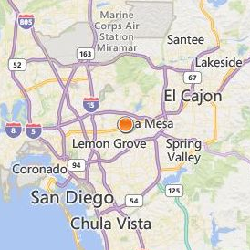 Platt College San Diego Location Map - City View