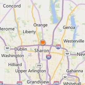 Pontifical College Josephinum Location Map - City View
