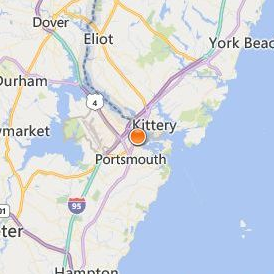 Portsmouth Beauty School of Hair Design Location Map - City View