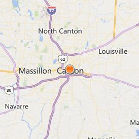 Canton City Schools Adult Career and Technical Education Location Map - City View