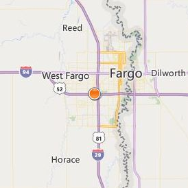 Rasmussen College North Dakota Location Map - City View