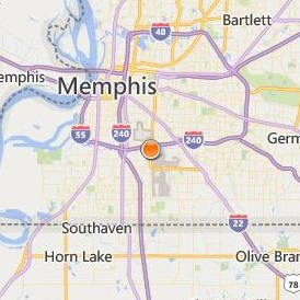 Remington College Memphis Location Map - City View
