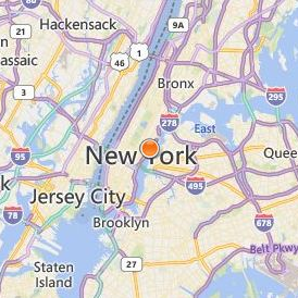 Rockefeller University Location Map - City View