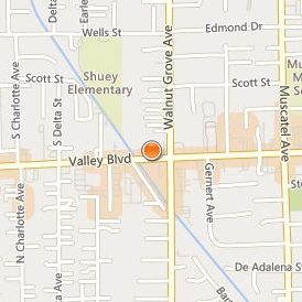 Rosemead Beauty School Location Map - Street View