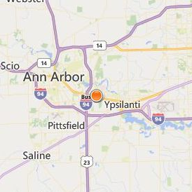 Ross Medical Education Center Ann Arbor Location Map - City View