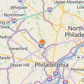 Roxborough Memorial Hospital School of Nursing Location Map - City View