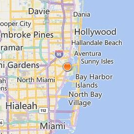 SAE Institute of Technology Miami Location Map - City View