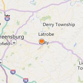 Saint Vincent Seminary Location Map - City View