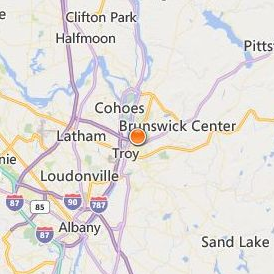 Samaritan Hospital School of Nursing Location Map - City View