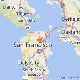 San Francisco Conservatory of Music Location Map - City View