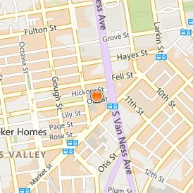 San Francisco Conservatory of Music Location Map - Street View