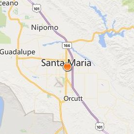 Santa Barbara Business College Santa Maria Location Map - City View