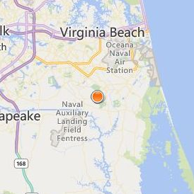 Virginia Beach City Public Schools School of Practical Nursing Location Map - City View