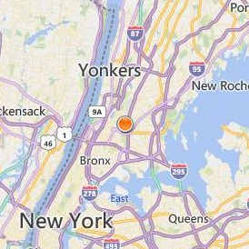School of Professional Horticulture at the New York Botanical Garden Location Map - City View