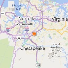 Sentara College of Health Sciences Location Map - City View