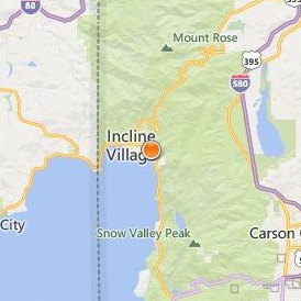 Sierra Nevada College Location Map - City View