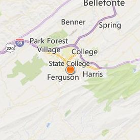 South Hills School of Business & Technology Location Map - City View