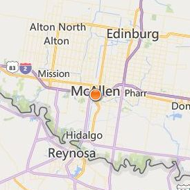 South Texas Vocational Technical Institute McAllen Location Map - City View
